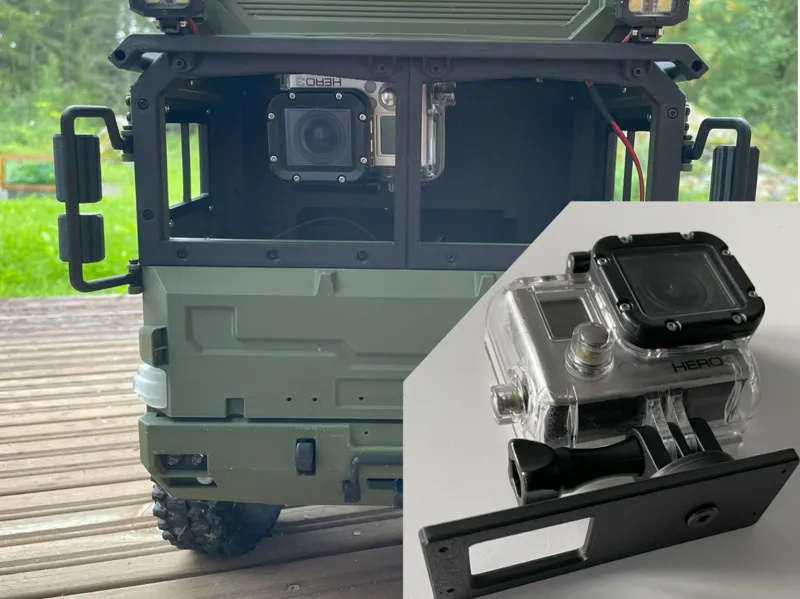 GoPro interior mount for Armadillo truck