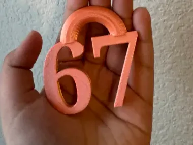 67 Christmas ornament