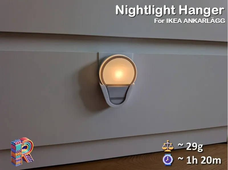 Hanger for Your IKEA ANKARLÄGG Nightlight