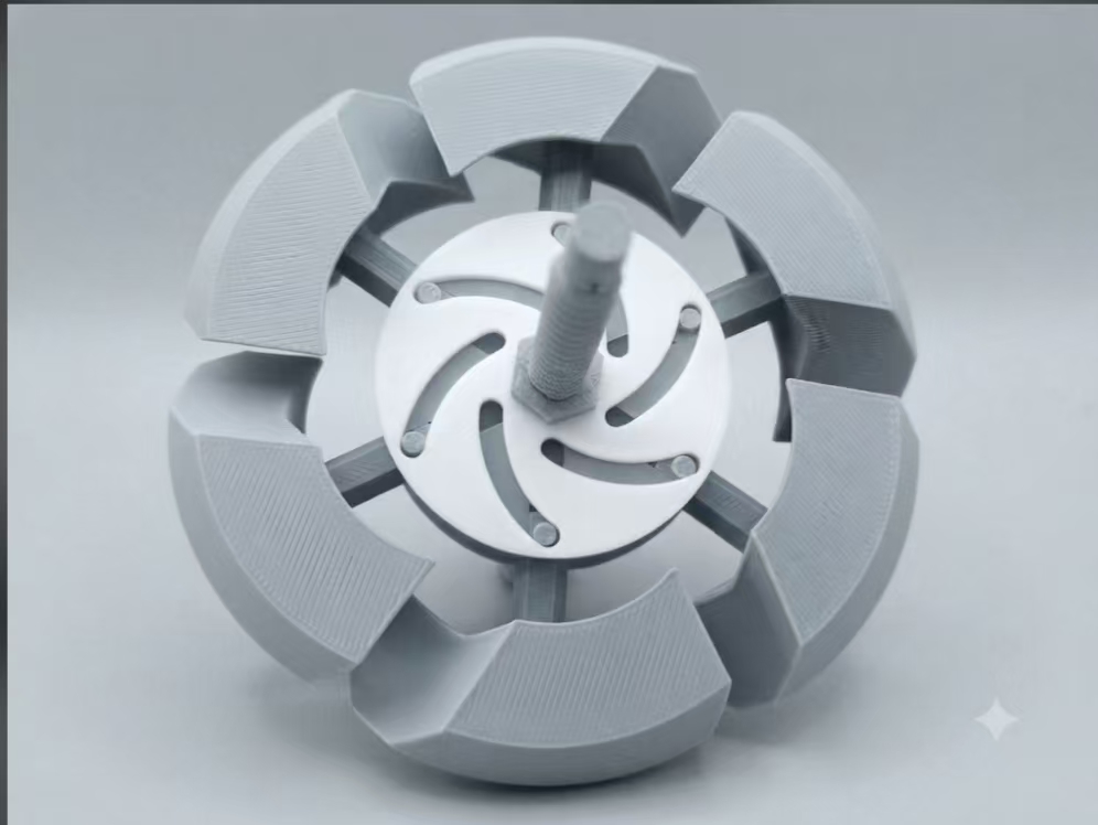 Miniatura 1 do modelo 3D 膨胀陀螺v1（续航长达3min）