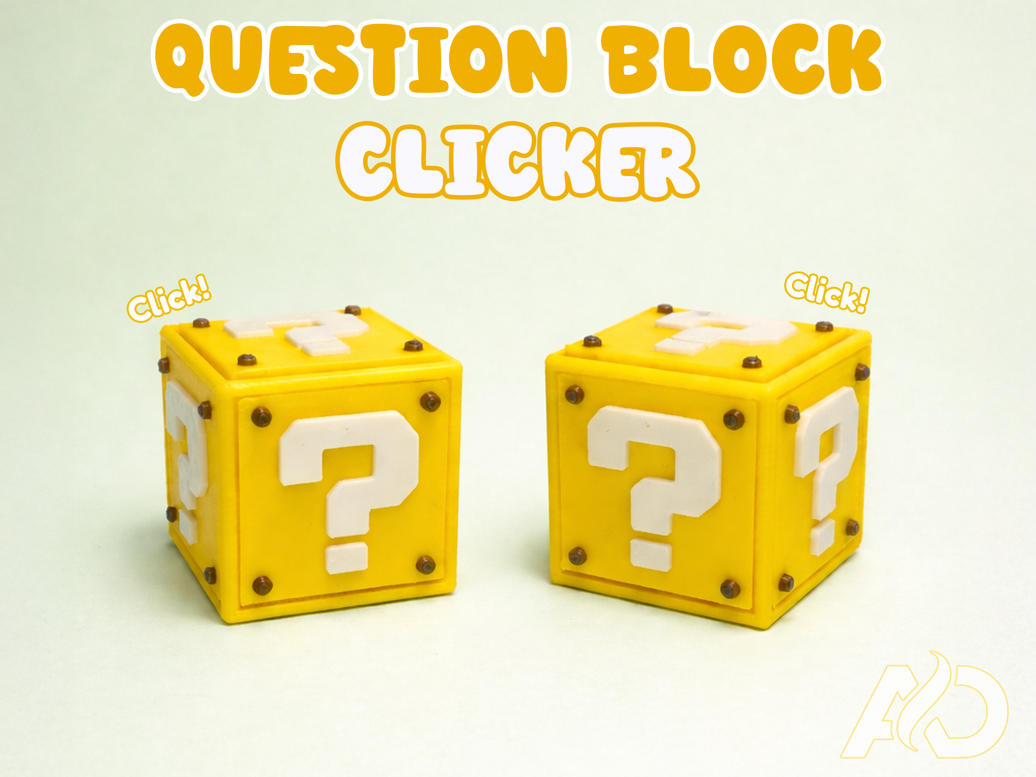 Miniatura 2 do modelo 3D QUESTION BLOCK CLICKER