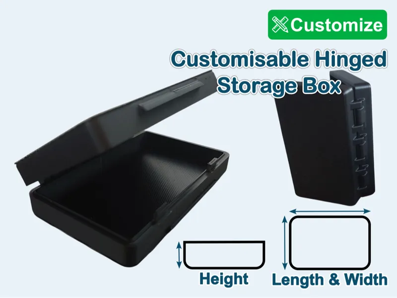 Customisable Hinged Storage Box