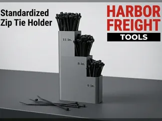 Zip Tie Organizer (Harbor Freight Edition)