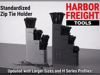 Zip Tie Organizer (Harbor Freight Edition)