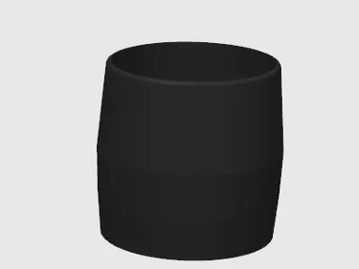 4" to 4" Hose tapered adapter
