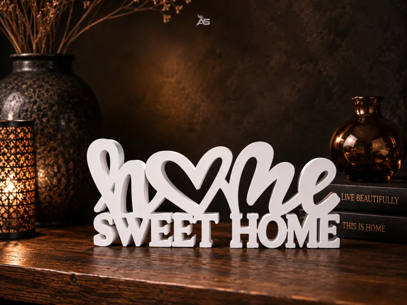 Home Sweet Home – Modern Script Decor