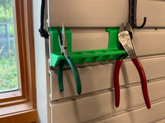 Slatwall plier holder