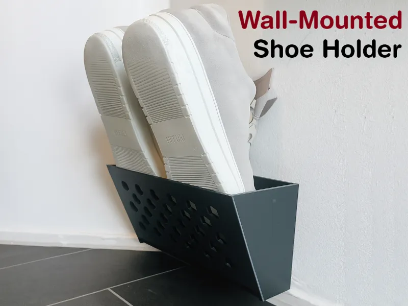 Wall-Mounted Shoe Holder/Rack