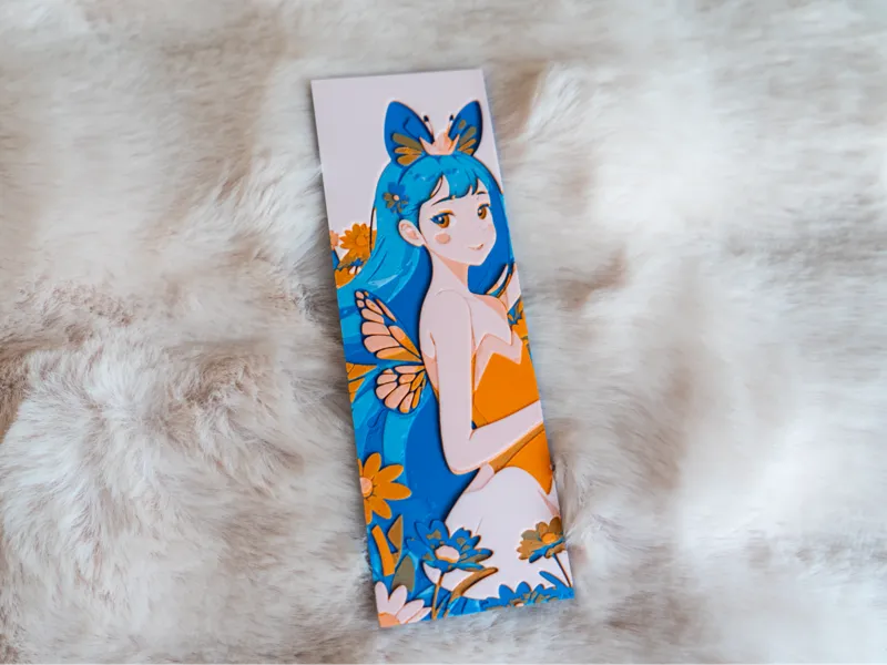 Butterfly Princess Bookmark