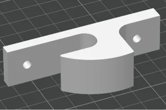 House door handle bracket