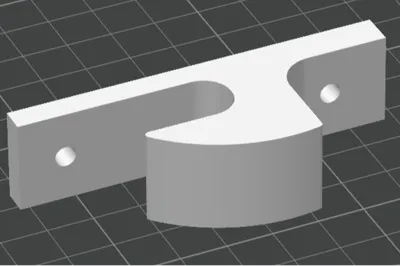House door handle bracket