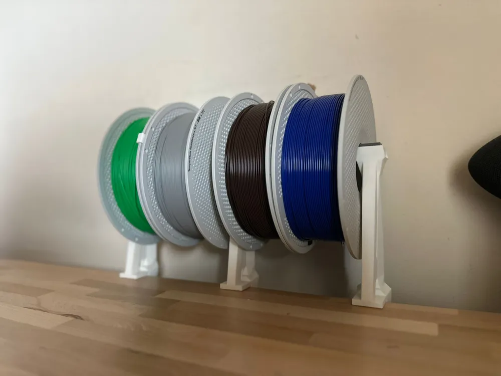 Spool Holder/ Spool Display (for 18mm desks) - Free 3D Print Model ...