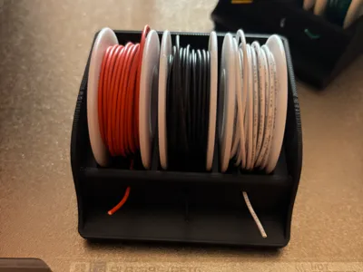 Gridfinity Wire Spool Holder 55mm diameter by 20mm