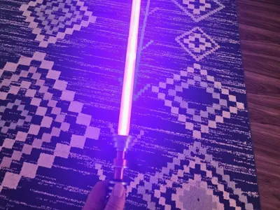 Luke Skywalker VFX lightsaber
