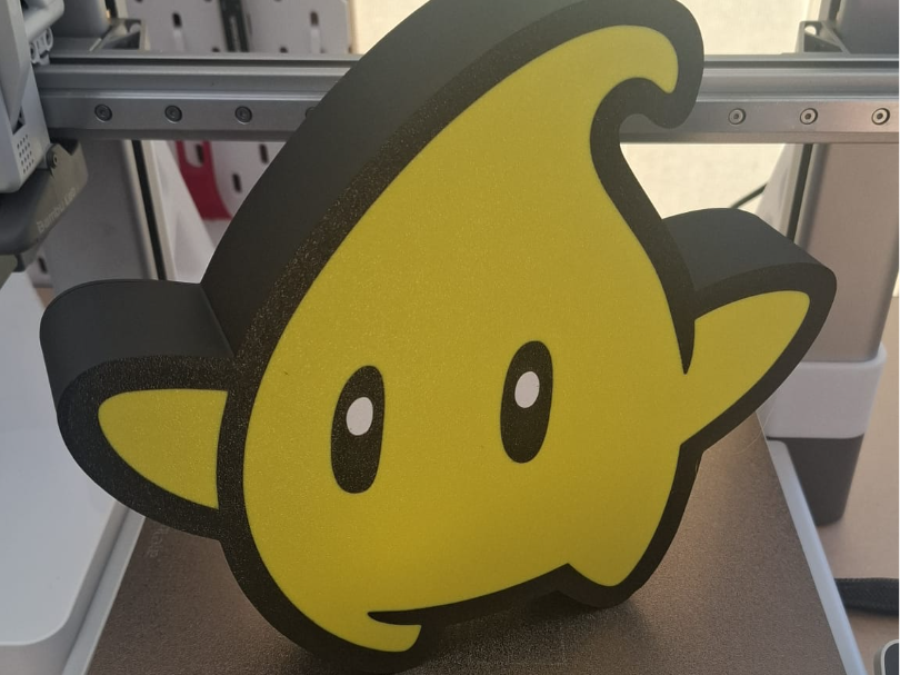 Super Mario Luma Lightbox - Cosmic Glow Desk Lamp