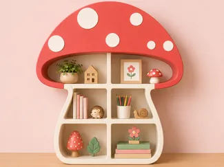 Mushroom Nook Shelf — your coziest little shelf!