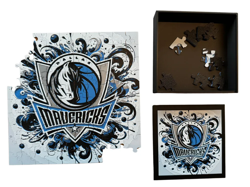 Dallas Mavericks - Puzzle & Lid