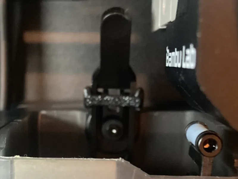 poop shoot lever pin holder