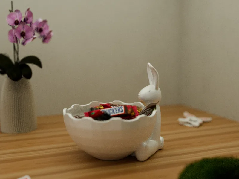 Bunny Bowl – Decorative Organizer / Candy Holder