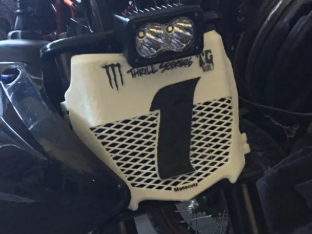 A1M VER Motocutz Vented Number Plate (For E-Bikes)