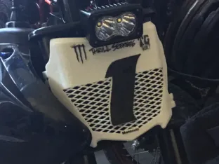 A1M VER Motocutz Vented Number Plate (For E-Bikes)