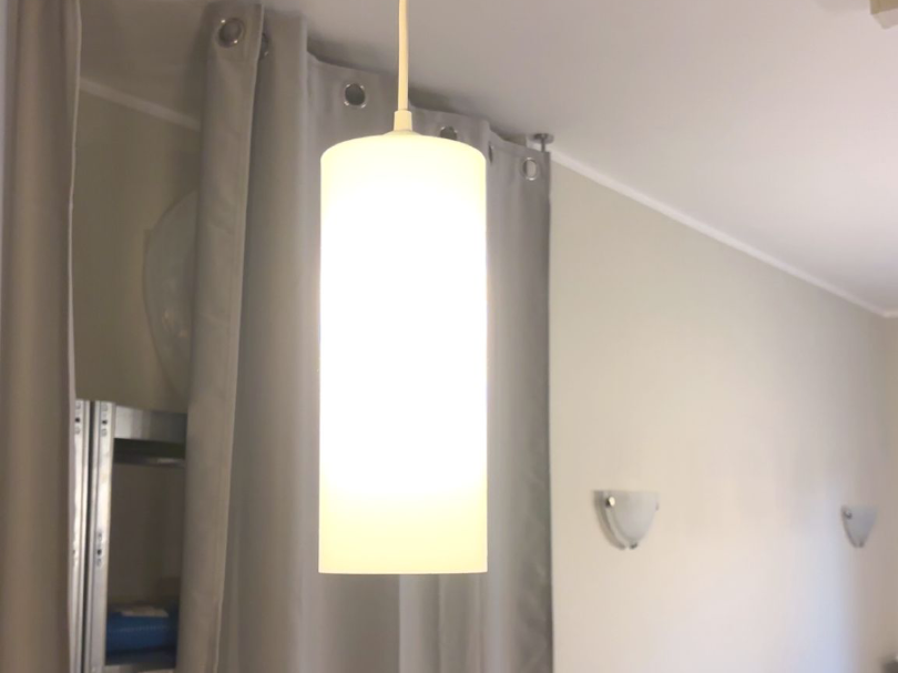 Plafoniera cilindrica LISCIA 100x250mm foro40