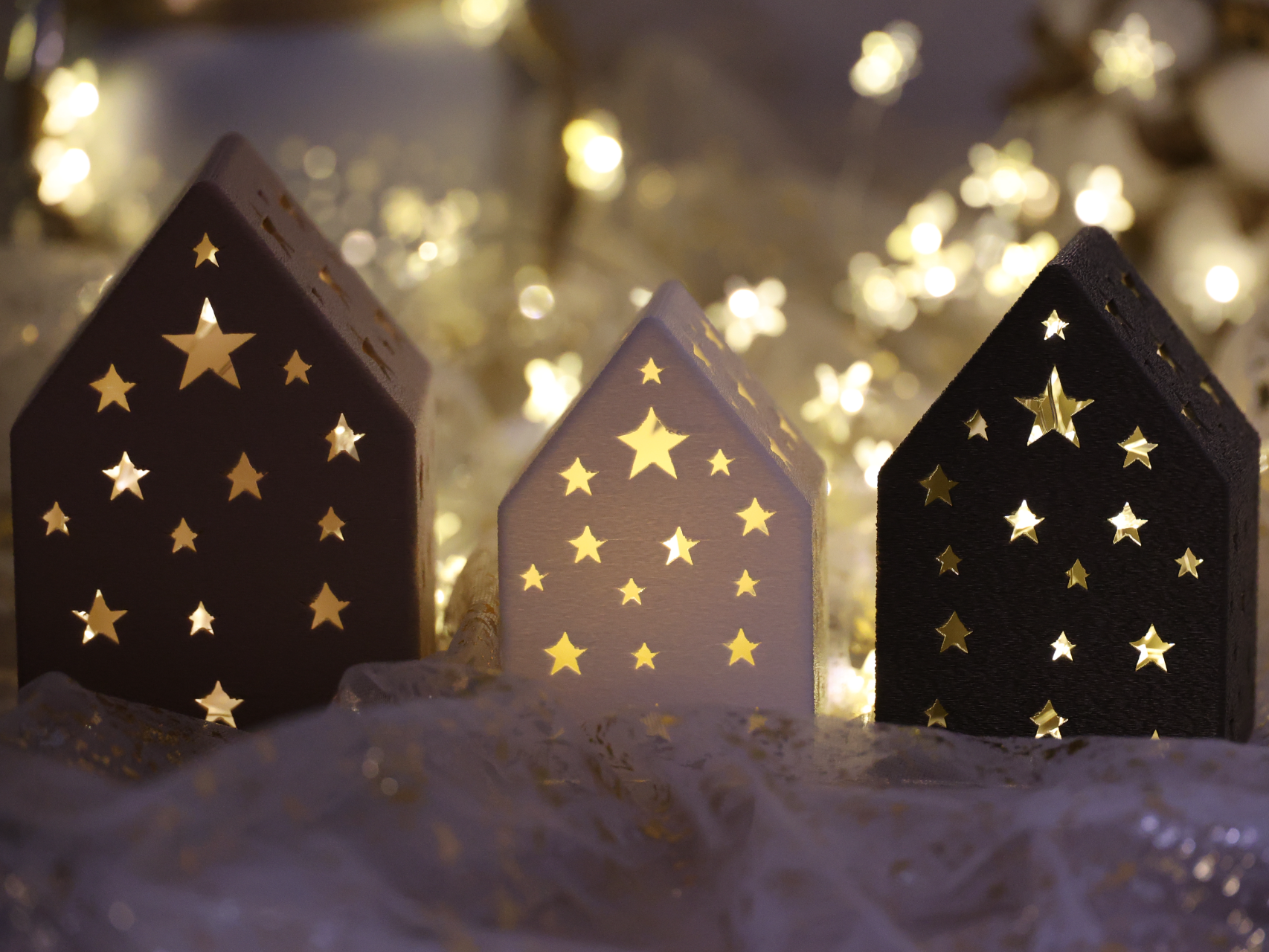 Christmas Village Light Magic – Star Window House - 1