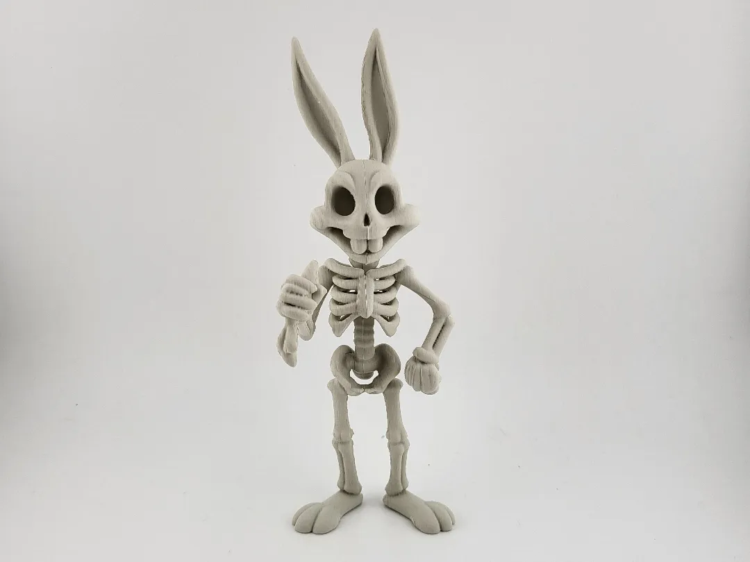 Bugs Bunny Skeleton Stylized 3D Print Model by Mad power MakerWorld: Download Free 3D Models - 3D model önizlemesi
