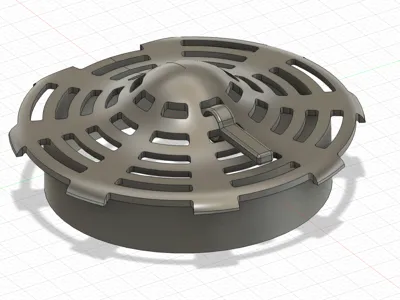 Shower hair catcher for 46 mm drains