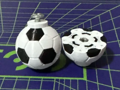 Soccer Ball Knob