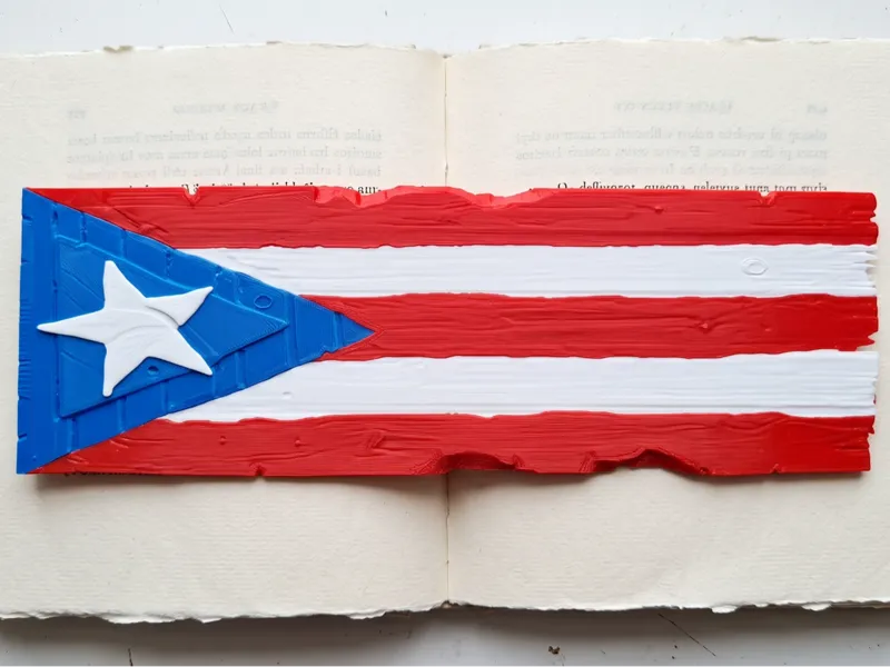 Bookmark Bandera Puerto Rico