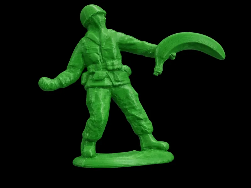 Funny Banana Gun Toy Soldier