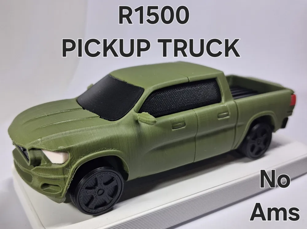 R1500 PICKUP TRUCK SCALE MODEL KIT - Free 3D Print Model - MakerWorld