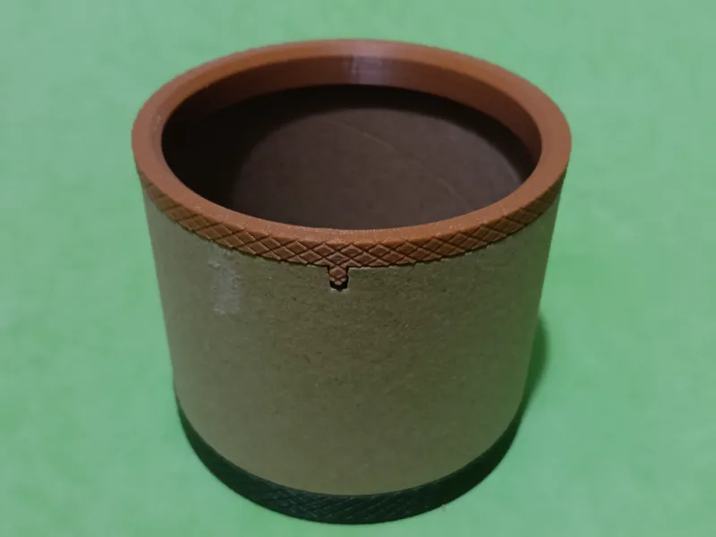 Top Edge for Spool or Refill Cardboard Core Jar