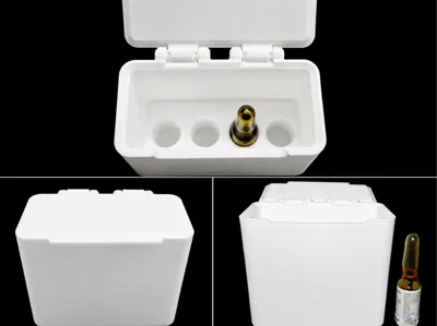 4ct Hinge Lid 1ml Ampoule case