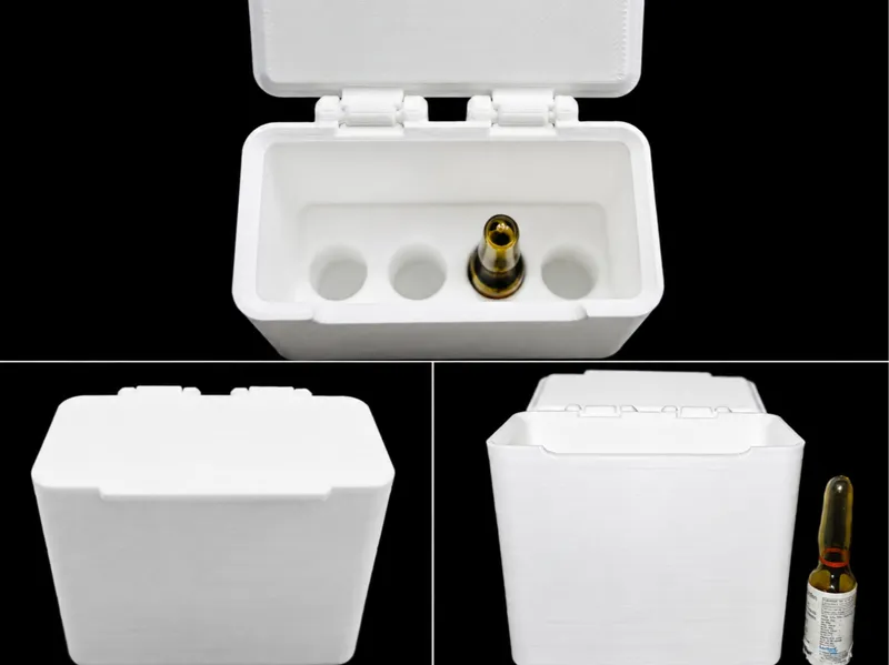 4ct Hinge Lid 1ml Ampoule case