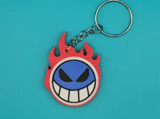 Ace hat keychain