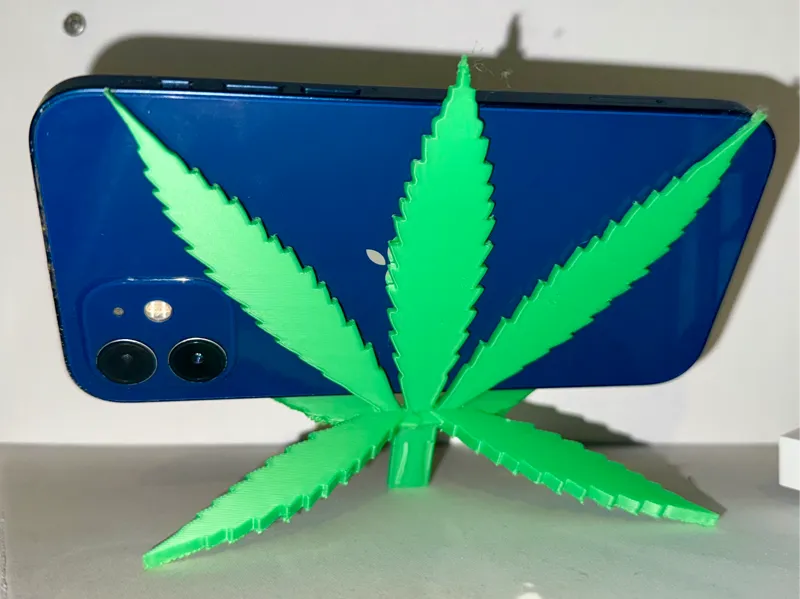 Handyhalter Cannabisblatt Weed