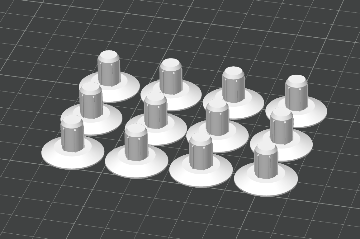 Miniatura 2 do modelo 3D Roller Blind End Caps Replacement