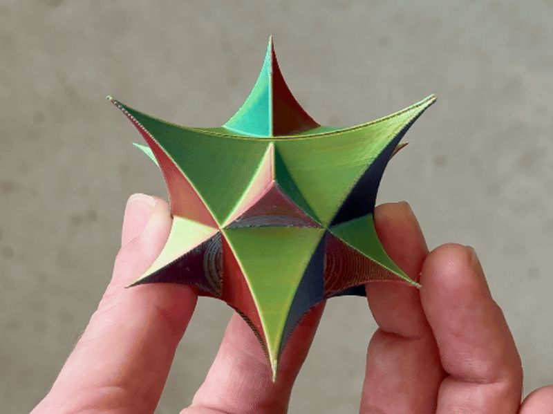 Hyperbolic Compound of Cube and Octahedron