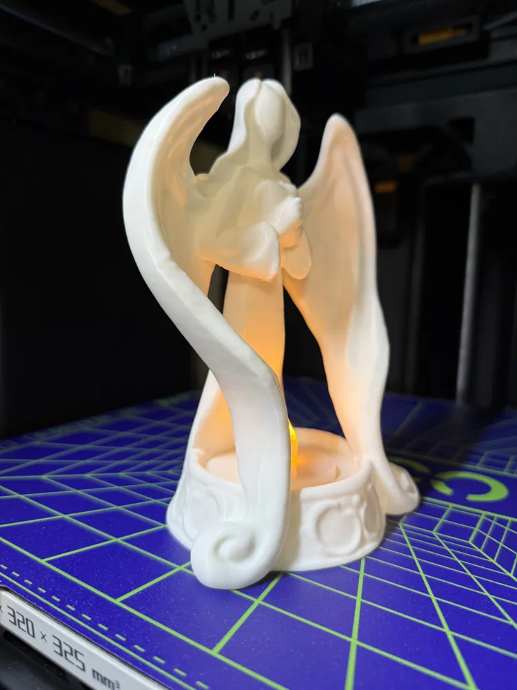 Angel Tealight LED - Free 3D Print Model - MakerWorld