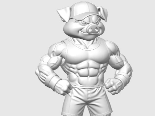 Mascote do Palmeiras Musculoso