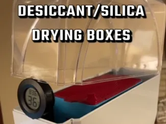 Desiccant/silica drying box for filament dryer