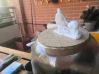 Berger à la brouette — figurine de crèche — photo 3