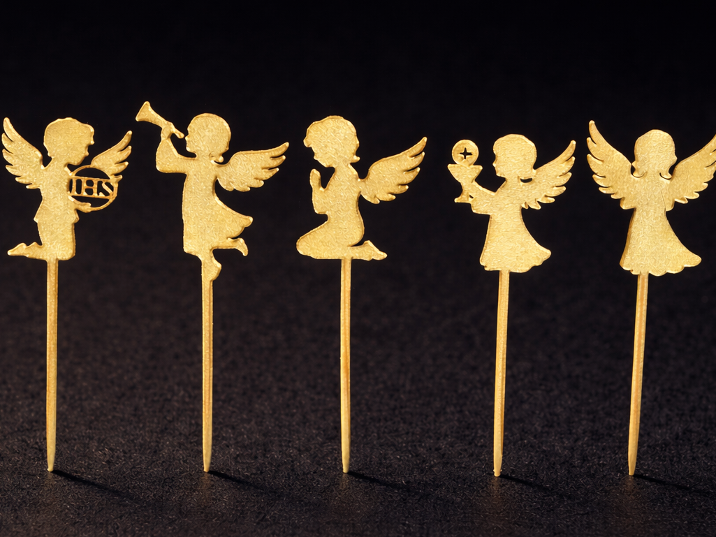 Gold Communion Toppers – Angel