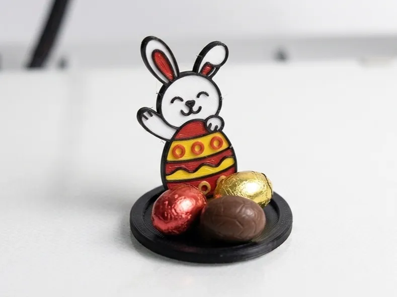 Simpatico Coniglietto porta ovetti di cioccolato