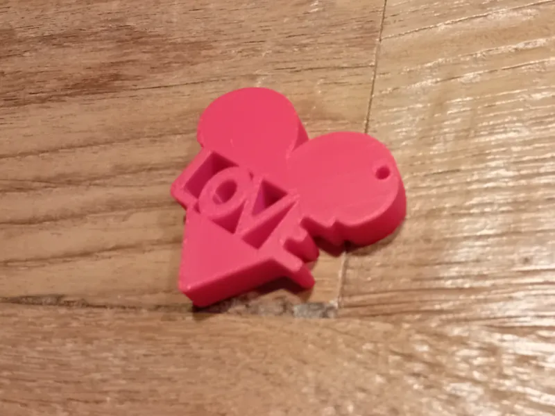 Love keychain