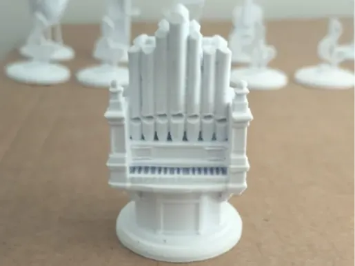 Chess piece music Pipe organ