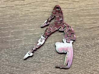 Gymnast Flexi Keychain or Decoration V1