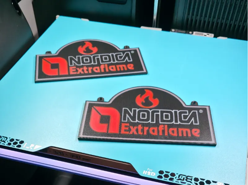 La Nordica Holzofen Schild